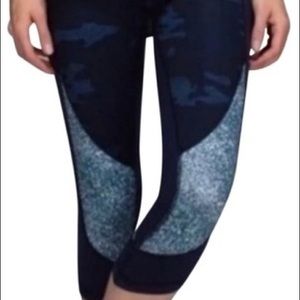 Rare lululemon blue savanna camo wunder under